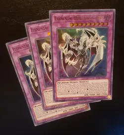 Yugioh Elemental HERO Chaos Neos Playset (3 Cards) BLAR-EN055 1st Ed Pack Fresh - Image 1
