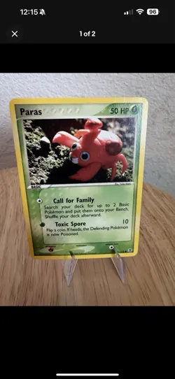 Lot of 3 Pokemon Cards - Yuka Morii Paras, Yuka Morii Numel, Lt. Surge’s Voltorb - Image 2