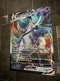 17"X24" POKEMON SHADOW ICE RIDER CALYREX 3D LENTICULAR CARD POSTER STORE DISPLAY - Image 2