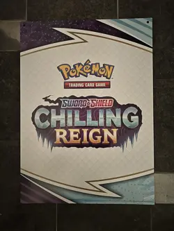 17"X24" POKEMON SHADOW ICE RIDER CALYREX 3D LENTICULAR CARD POSTER STORE DISPLAY - Image 3