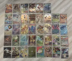 Pokemon lot of 38 Japanese cards AR, CHR, V Star, V, EX - Image 1