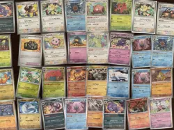 Pokemon TCG Scarlet & Violet 151, Lot of 160 NM Cards (Common, RH, Holo) - Image 1