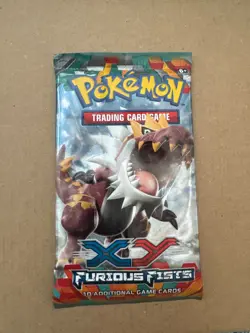 FURIOUS FISTS Booster Pack Sealed MINT Pokemon Cards - Image 1