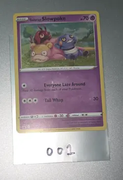 Galarian Slowpoke SWSH126 Black Star Promo Holo Pokemon Card SWSH - Image 3