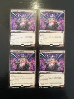 Cryptcaller Chariot X4X NM/M Aetherdrift DFT Magic MTG - Image 1