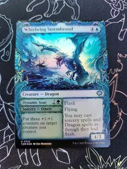 Whirlwing Stormbrood - 322 (Showcase) Tarkir: Dragonstorm Foil Magic The Gatheri - Image 1