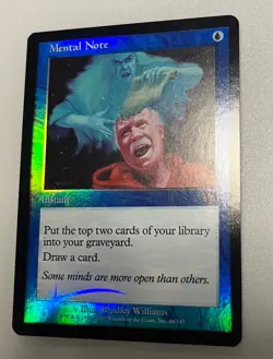 MTG Foil 1X Mental Note X1 Judgment Magic - NM - Image 5