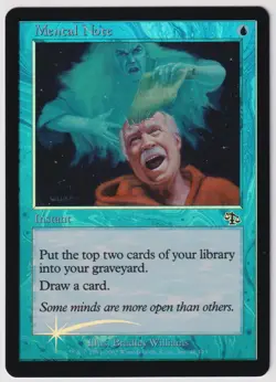 MTG Foil 1X Mental Note X1 Judgment Magic - LP - Image 1