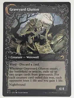 (Normal) Graveyard Trespasser (Showcase) (0290) Innistrad: Midnight Hunt NM - Image 2