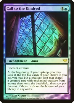 Dark Ascension MTG FOIL Call to the Kindred Magic - Image 1