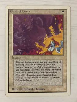 Unlimited Blaze Of Glory Rare Magic The Gathering MTG LP- - Image 1