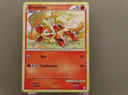 Growlithe 65/123 2010 Pokemon HG & SS Common Non Holo NM - Image 1