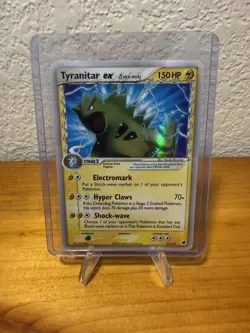 Pokemon TCG Tyranitar ex (Delta Species) 99/101 Dragon Frontiers Holo - HP/DMG - Image 1