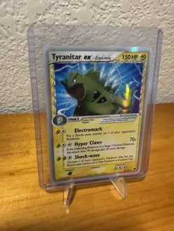 Pokemon TCG Tyranitar ex (Delta Species) 99/101 Dragon Frontiers Holo - HP/DMG - Image 2
