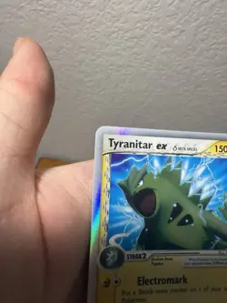Pokemon TCG Tyranitar ex (Delta Species) 99/101 Dragon Frontiers Holo - HP/DMG - Image 5