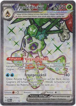 Pokemon Frosdedje ex Full Art Paradoxrift 217/182 NM Deutsch - Image 1