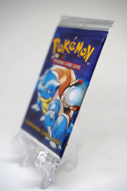 Pokemon Base Set Booster Pack Unlimited Blastoise Art WOTC TCG Vintage Sealed - Image 3