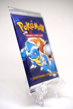 Pokemon Base Set Booster Pack Unlimited Blastoise Art WOTC TCG Vintage Sealed - Image 4