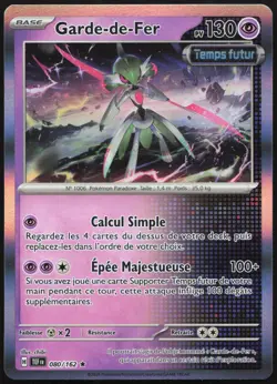 Carte Pokemon Garde-de-Fer 080/162 Holo Forces Temporelles Francais - Image 1
