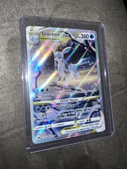 Glaceon VStar GG40/GG70 Galarian Gallery Ultra Rare Pokemon Crown Zenith NM - Image 1