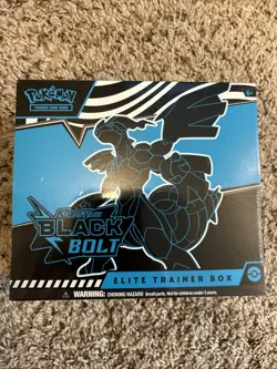 NEW Pokemon Scarlet & Violet Black Bolt Elite Trainer Box ETB - Factory Sealed! - Image 1