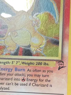 Charizard 4/130 Base Set 2 *LP+* Swirl Rare Holo 2000 Pokemon Vintage WOTC - Image 5