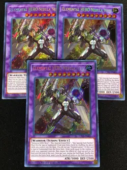 Yugioh Elemental Hero Nebula Neos CT15-EN001 Secret x3 (NM) - Image 1