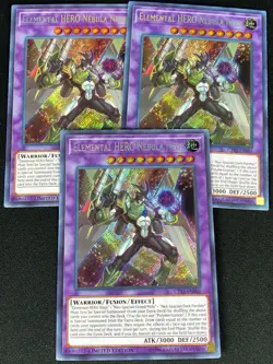 YUGIOH ELEMENTAL HERO NEBULA NEOS CT15-EN001 SECRET X3(NM) - Image 1