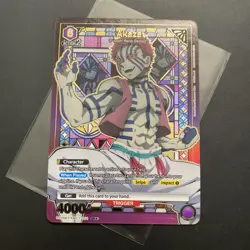 Demon Slayer Union Arena Akaza 1 Star SR English - Image 1