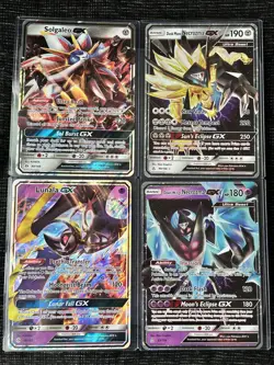 *Jumbo* Legendary Card Lot | Solgaleo GX Lunala GX Dusk Mane/Dawn Wings Necrozma - Image 1