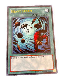 Yu-Gi-Oh! Heavy Storm Spell Card LCYW-EN061 Holo 1996 - Image 1
