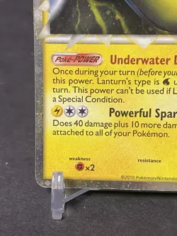 Pokemon Lanturn Prime 86/95 Unleashed Holo Card Ultra Rare 2010 - Image 5