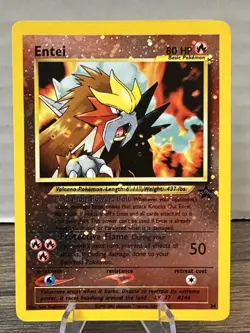 Pokemon TCG - Entei #34/53 WoTC Promo Pokemon Reverse Holo Card - Image 1