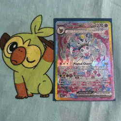 Pokemon Sylveon EX Sir 156/131 SV Prismatic Evolutions Card TCG NM/M - Image 1