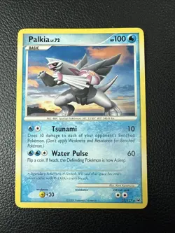 Palkia Platinum 37/127 Regular Rare Pokemon Card Nintendo 2009 - Image 1