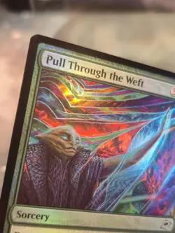 FOIL U 0202 Pull Through the Weft Uncommon Edge of Eternities MTG Card Sorcery - Image 2