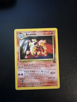 Black Star Promo Arcanine #6 Pokemon Card WOTC 1999 NM - Image 1