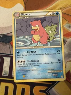 Slowbro 52/123 Heartgold & Soulsilver Regular Uncommon Pokemon TCG Card NM - Image 1