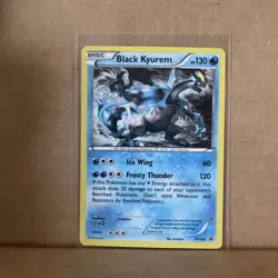 Pokemon TCG Black Kyurem XY160 Holo Promo Card Black Star Promo - Image 1