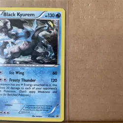 Pokemon TCG Black Kyurem XY160 Holo Promo Card Black Star Promo - Image 4