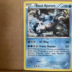Pokemon TCG Black Kyurem XY160 Holo Promo Card Black Star Promo - Image 5
