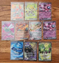Pokemon Destined Rivals Full Art ex Card Lot - Image 1