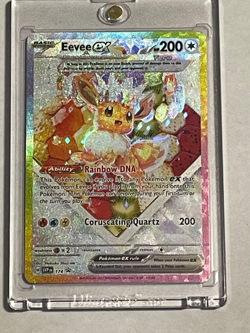 Pokemon TCG Eevee EX 174 Prismatic Evolutions SPC Promo Card (NM Condition) - Image 1