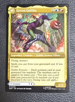 Norman Osborn Marvel's Spider-Man Mythic Rare Regular MTG Magic Card - Image 2