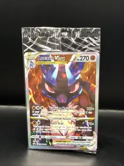 Pokemon TCG Sword & Shield Lucario VSTAR Sealed Black Star Promo Card SWSH291 - Image 1
