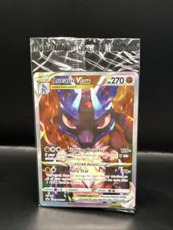 Pokemon TCG Sword & Shield Lucario VSTAR Sealed Black Star Promo Card SWSH291 - Image 2