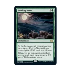 WOTC MtG Prerelease Promos Howling Moon (R) (Foil) NM - Image 1