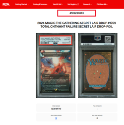 MTG Magic The Gathering Secret Lair Foil Total Containment Failure PSA 10 POP 12 - Image 3