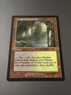 MTG Modern Horizons 2 #440 Verdant Catacombs Retro Frame NM - Image 1