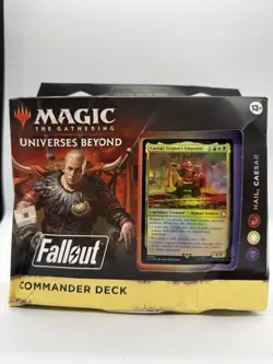 MTG Universes Beyond Fallout Commander Deck Hail Caesar (Damaged Box) - Image 1